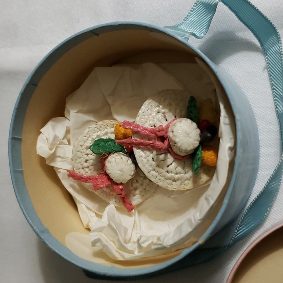 Vintage Crochet Hat Earrings - Picture 7 of 7